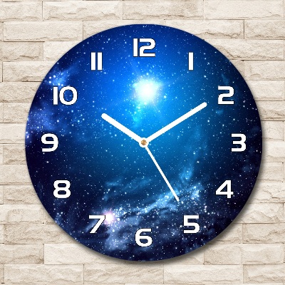 Reloj de cristal redondo Nebulosa