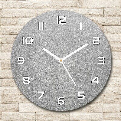 Reloj redondo pared Pared gris