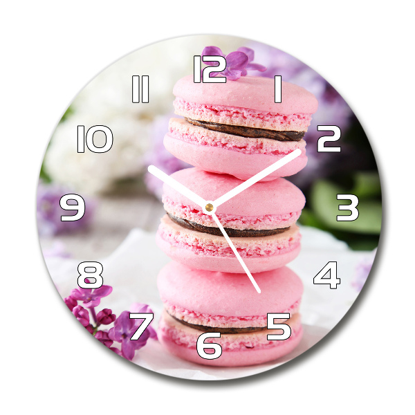 Reloj de cristal redondo Galletas