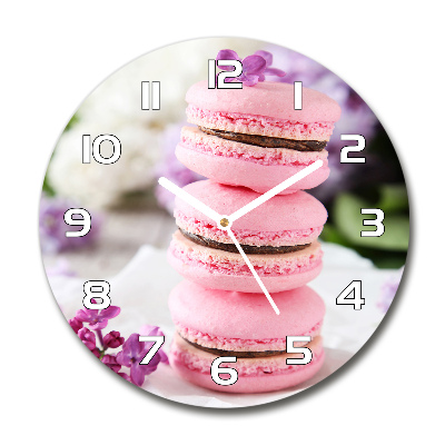 Reloj de cristal redondo Galletas