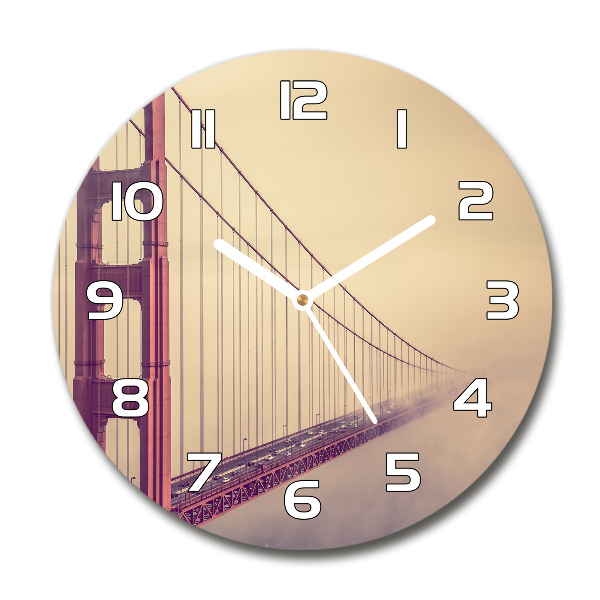 Reloj de pared redondo Puente de San Francisco