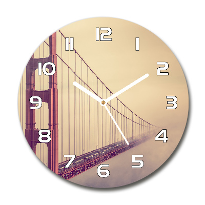 Reloj de pared redondo Puente de San Francisco