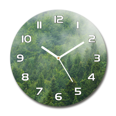 Reloj de pared redondo Bosque misterioso