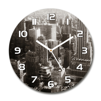 Reloj de pared redondo Nueva York
