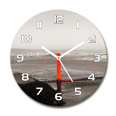 Reloj redondo pared Puente de San Francisco