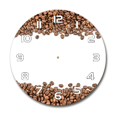 Reloj de pared redondo Granos de café