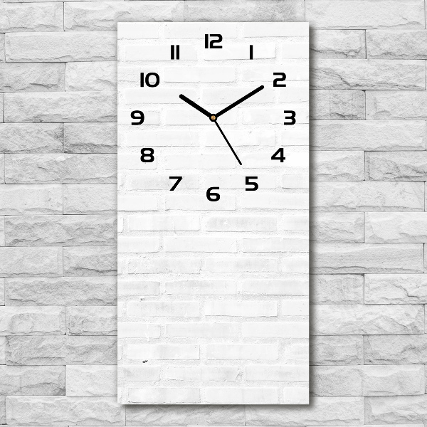 Reloj vertical Pared de ladrillos