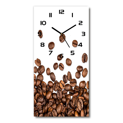 Reloj rectangular Granos de café