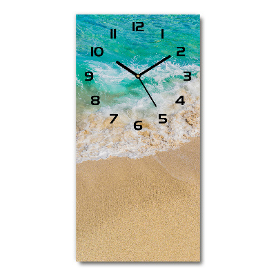 Reloj rectangular Playa y mar