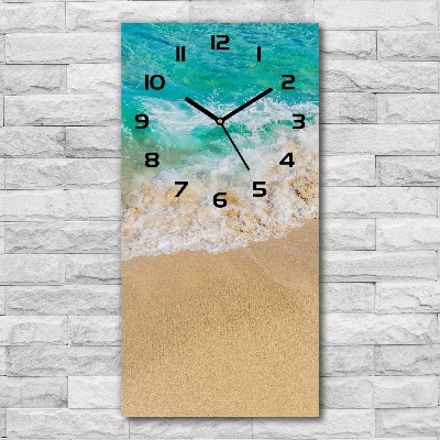Reloj rectangular Playa y mar