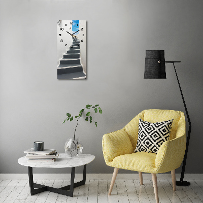 Reloj de cristal vertical Santorini, Grecia