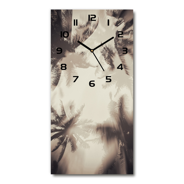 Reloj rectangular Palmeras