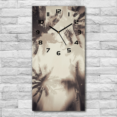 Reloj rectangular Palmeras