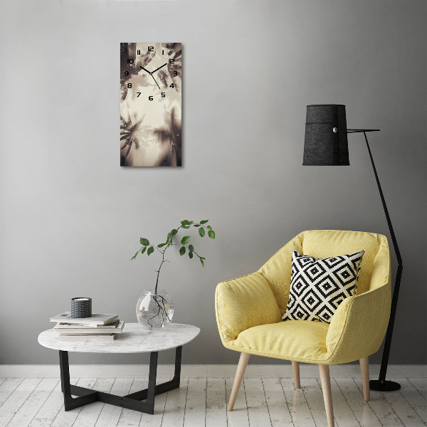 Reloj rectangular Palmeras