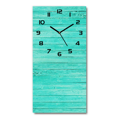 Reloj rectangular Pizarras verdes