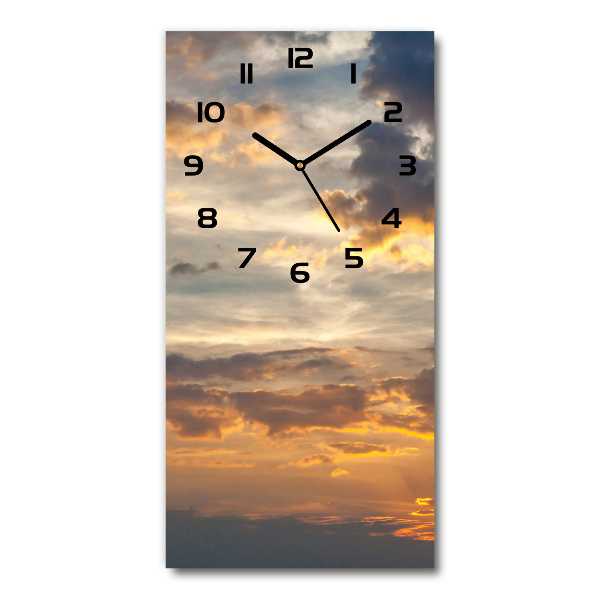 Reloj rectangular Cielo del atardecer