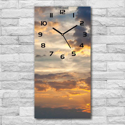 Reloj rectangular Cielo del atardecer