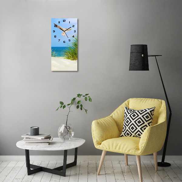 Reloj rectangular Gaviota sobre las dunas