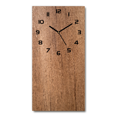 Reloj vertical Fondo de madera