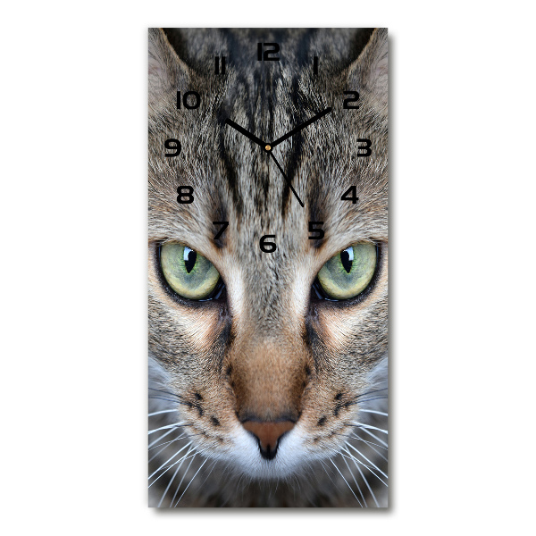 Reloj rectangular Ojos de gato