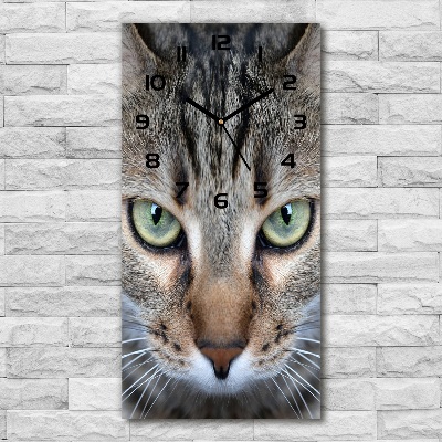 Reloj rectangular Ojos de gato