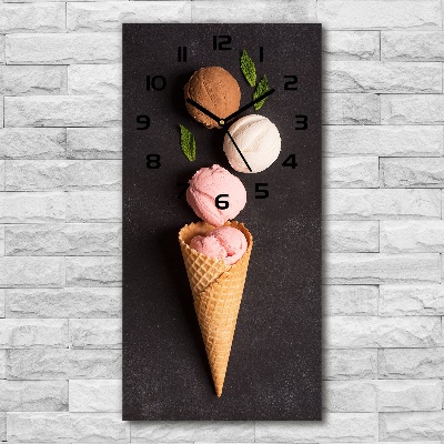 Reloj rectangular Helado en cono de waffle