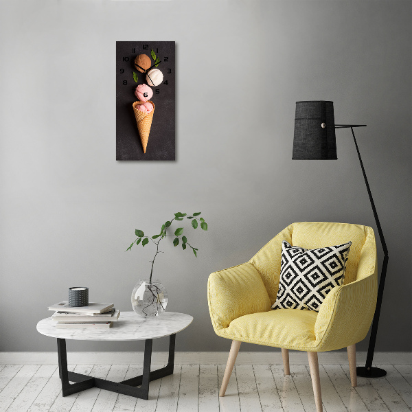 Reloj rectangular Helado en cono de waffle