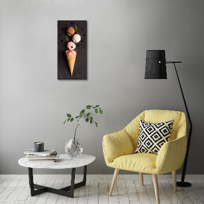 Reloj rectangular Helado en cono de waffle
