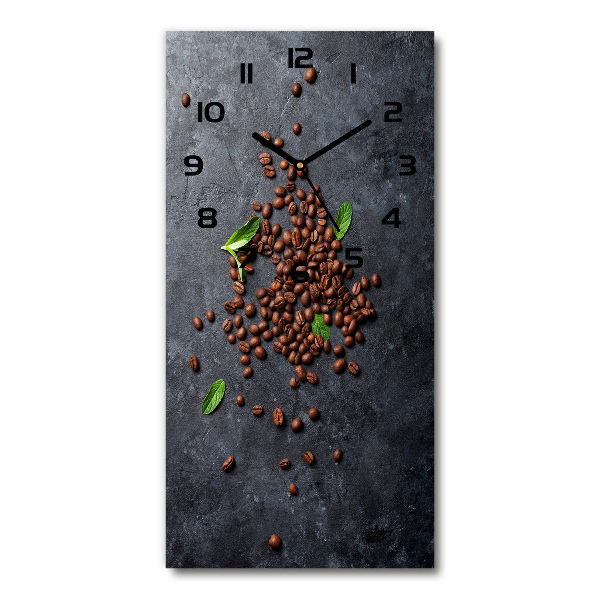 Reloj vertical Granos de café