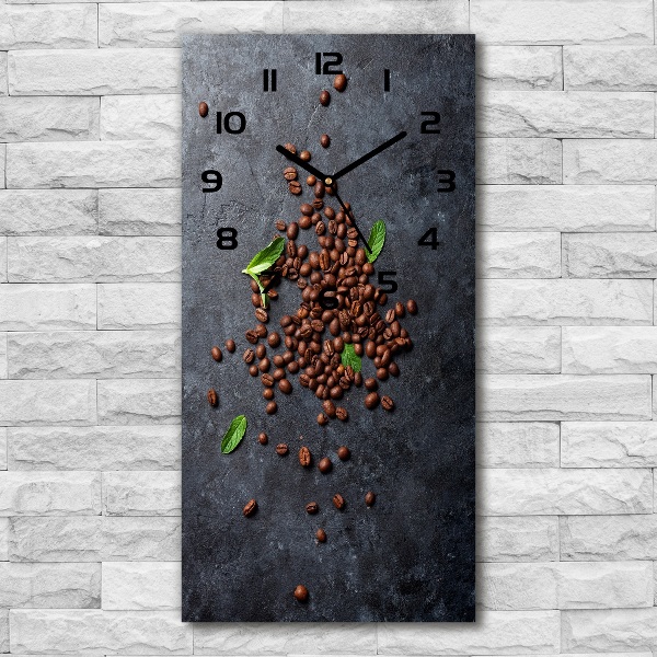 Reloj vertical Granos de café