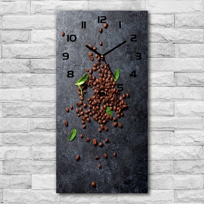Reloj vertical Granos de café