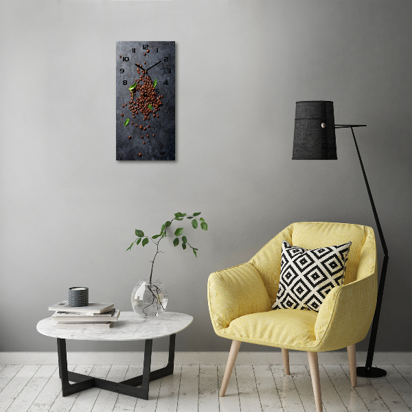 Reloj vertical Granos de café