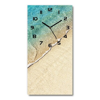 Reloj de cristal vertical Ola del mar