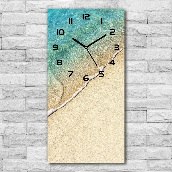 Reloj de cristal vertical Ola del mar