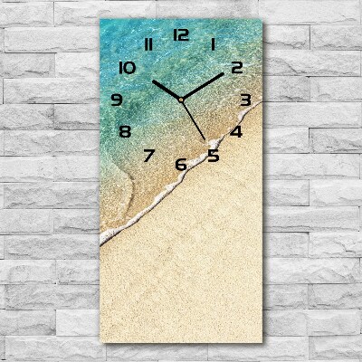 Reloj de cristal vertical Ola del mar