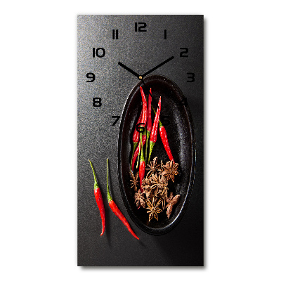 Reloj de vidrio vertical Chiles