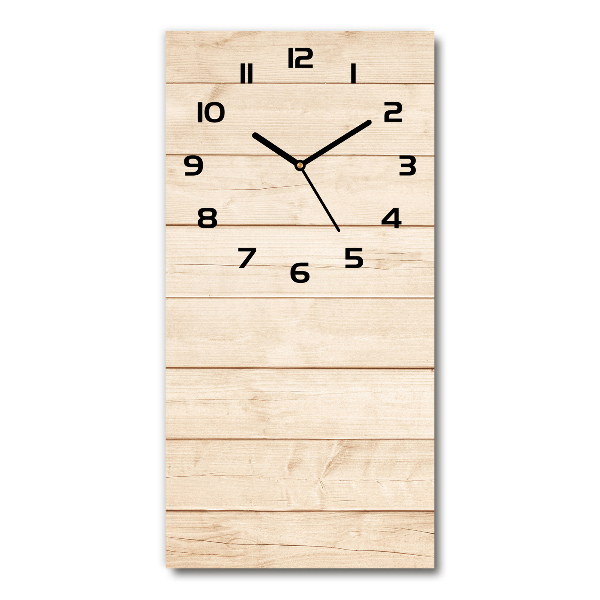 Reloj vertical Fondo de madera