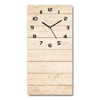 Reloj vertical Fondo de madera