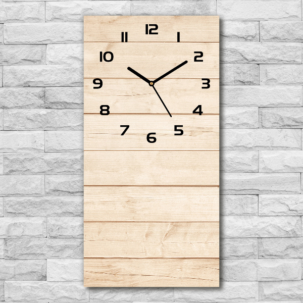 Reloj vertical Fondo de madera