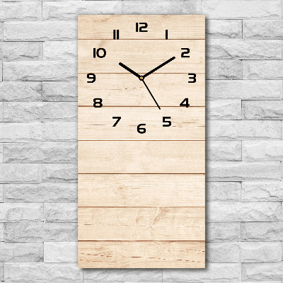 Reloj vertical Fondo de madera