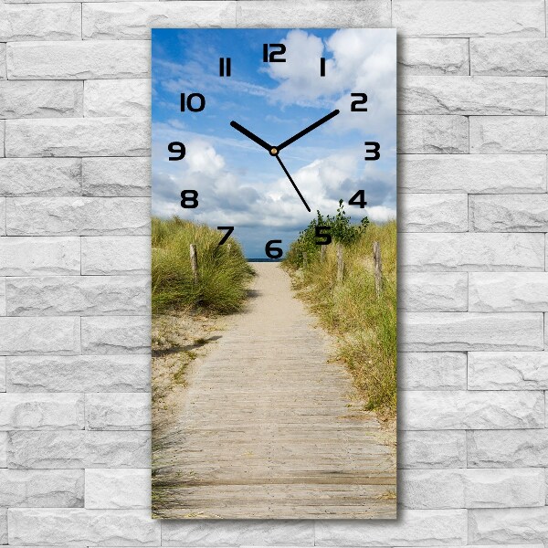 Reloj vertical Camino a la playa