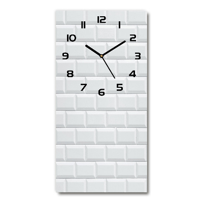 Reloj rectangular Pared de cerámica