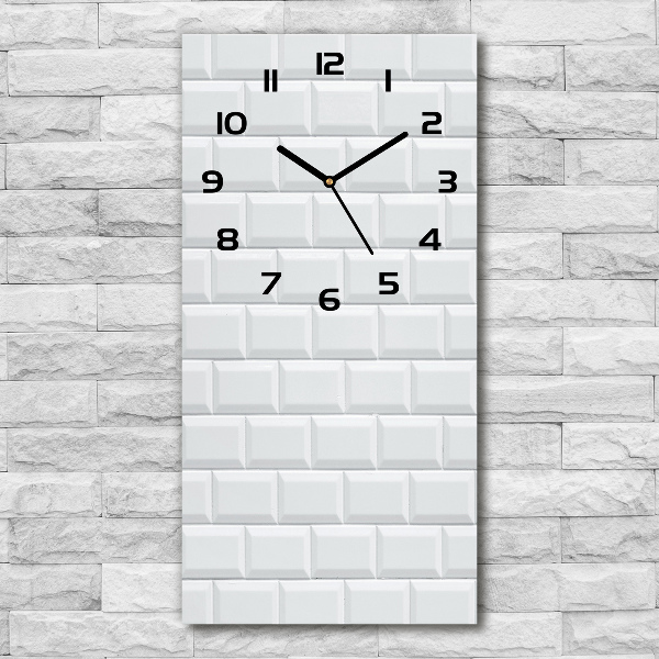 Reloj rectangular Pared de cerámica