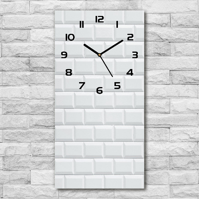 Reloj rectangular Pared de cerámica
