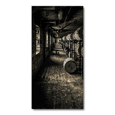 Reloj de vidrio vertical Barriles de Bourbon