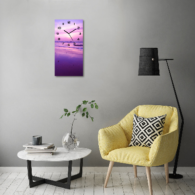 Zegar ścienny Zachód słońca morze