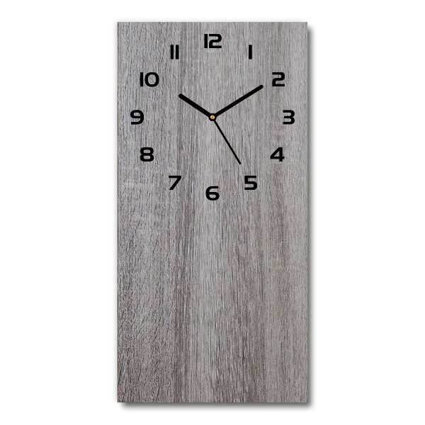 Reloj de cristal vertical Madera