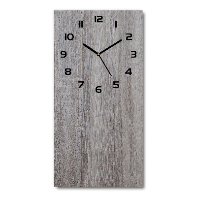 Reloj de cristal vertical Madera