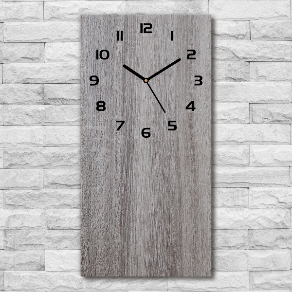 Reloj de cristal vertical Madera