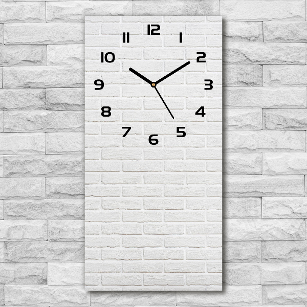 Reloj de vidrio vertical Pared de ladrillos